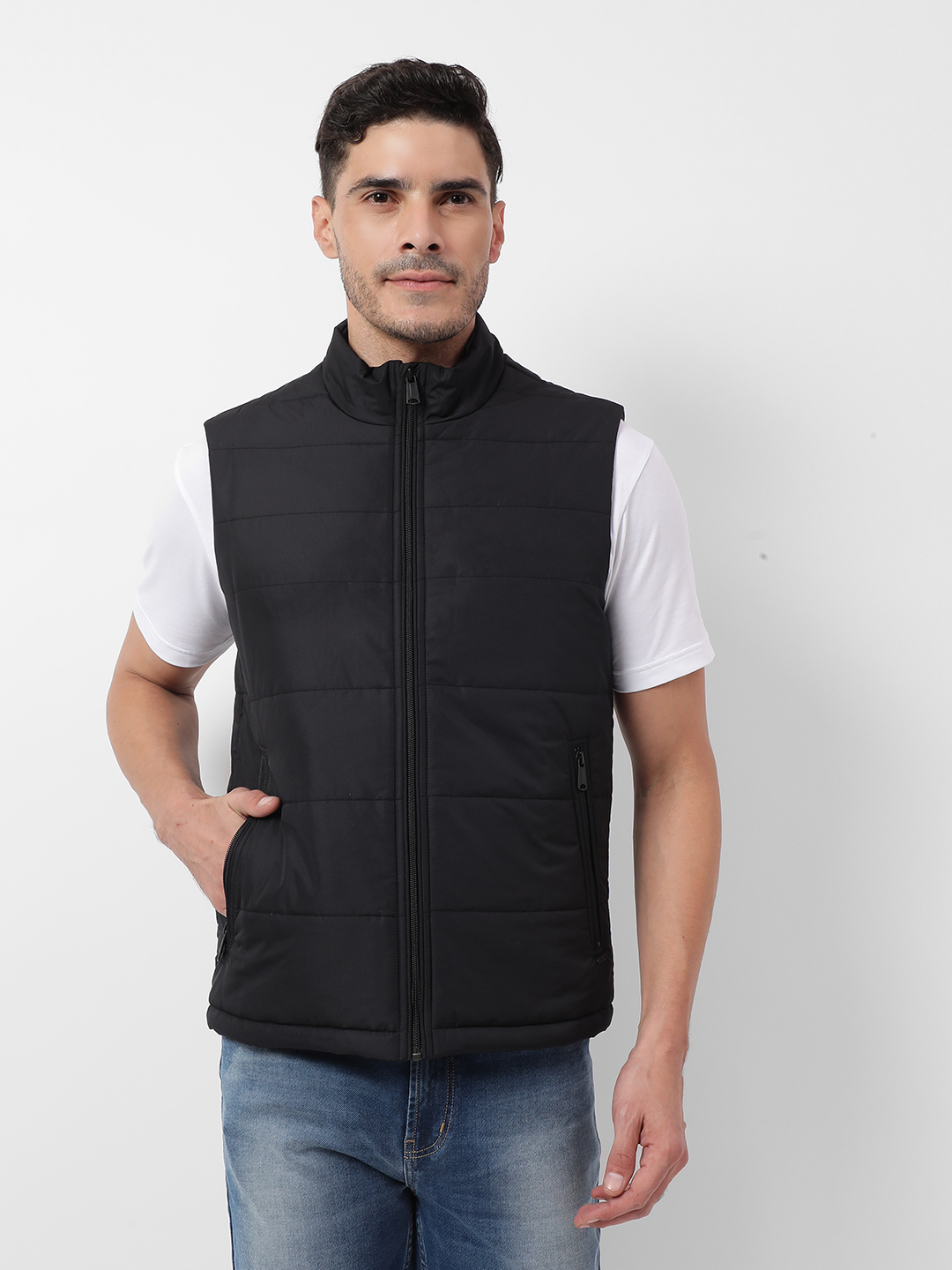 Numero Uno Men Solid Black Jacket